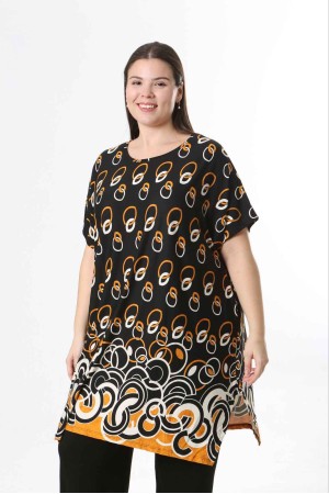 221393 TOPTAN DESENLİ BLUZ