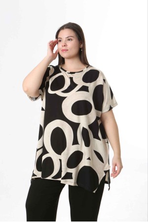 221394 TOPTAN DESENLİ BLUZ