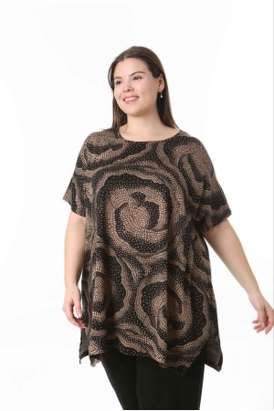 221398 TOPTAN DESENLİ BLUZ