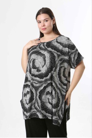 221399 TOPTAN DESENLİ BLUZ