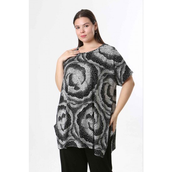 221399 patterned BLOUSE