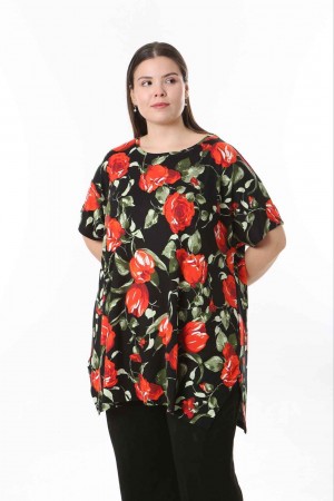 221401 patterned BLOUSE