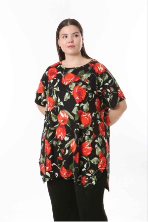 221401 TOPTAN DESENLİ BLUZ