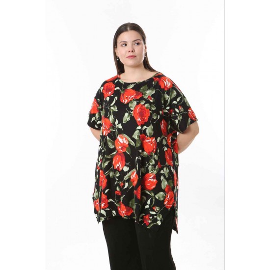 221401 patterned BLOUSE