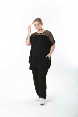 221414 TOPTAN DESENLİ BLUZ