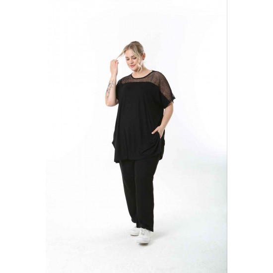 221414 TOPTAN DESENLİ BLUZ