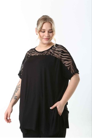 221419 TOPTAN DESENLİ BLUZ