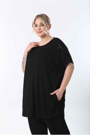 221425 TOPTAN DESENLİ BLUZ