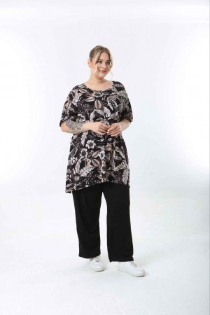 221440 TOPTAN DESENLİ BLUZ