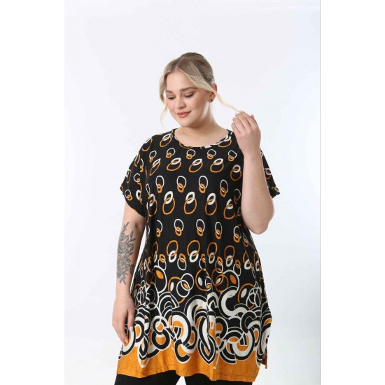 221442 TOPTAN DESENLİ BLUZ