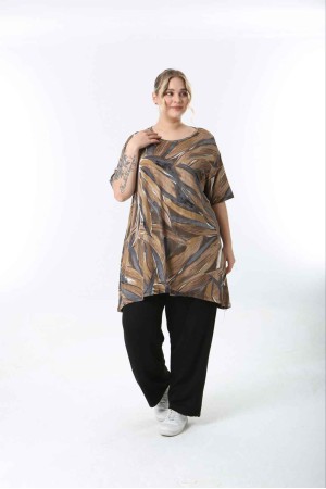 221443 patterned BLOUSE