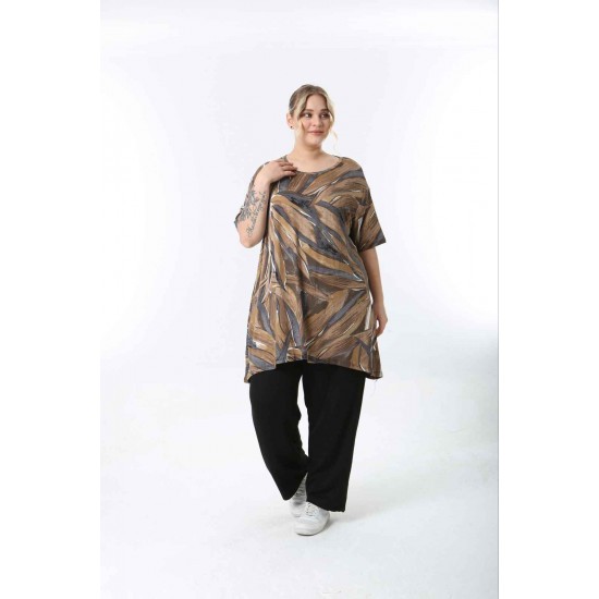 221443 TOPTAN DESENLİ BLUZ