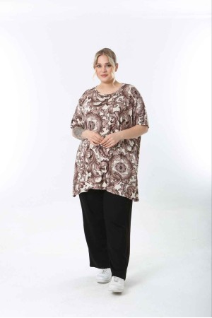 221444 patterned BLOUSE