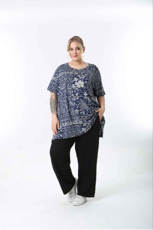 221445 patterned BLOUSE