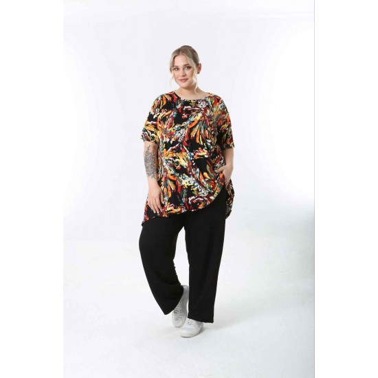 221448 TOPTAN DESENLİ BLUZ