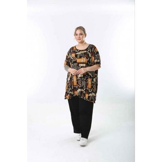 221450 TOPTAN DESENLİ BLUZ