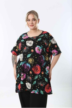 221451 patterned BLOUSE