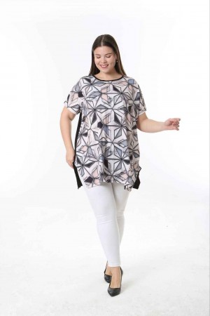 221481 TOPTAN DESENLİ BLUZ