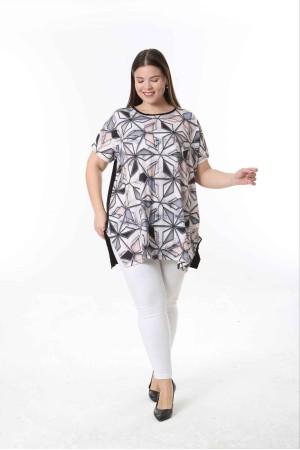 221481 TOPTAN DESENLİ BLUZ