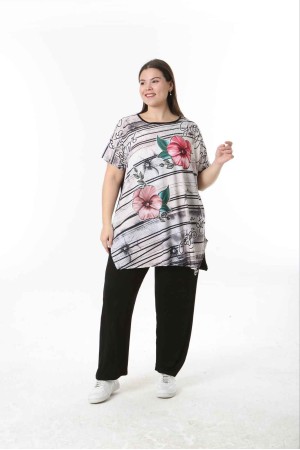 221483 TOPTAN DESENLİ BLUZ