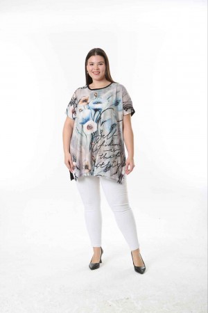 221488 TOPTAN DESENLİ BLUZ