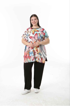 221496 TOPTAN DESENLİ BLUZ