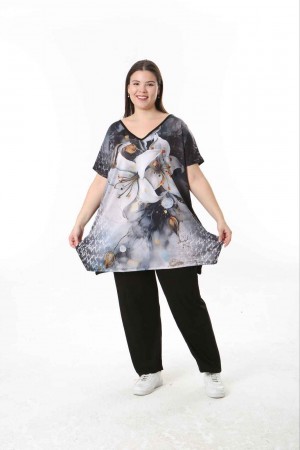 221504 patterned BLOUSE