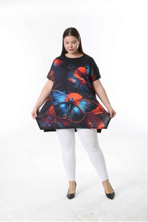 221512 TOPTAN DESENLİ BLUZ