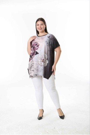 221514 TOPTAN DESENLİ BLUZ