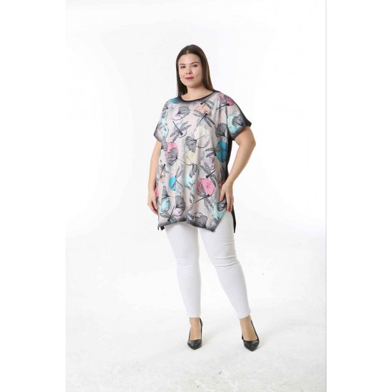 221516 TOPTAN DESENLİ BLUZ