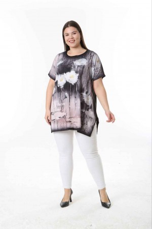 221517 TOPTAN DESENLİ BLUZ