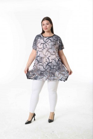 221521 TOPTAN DESENLİ BLUZ