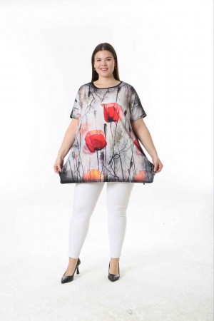 221528 TOPTAN DESENLİ BLUZ