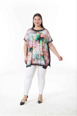 221533 TOPTAN DESENLİ BLUZ