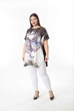 221534 TOPTAN DESENLİ BLUZ