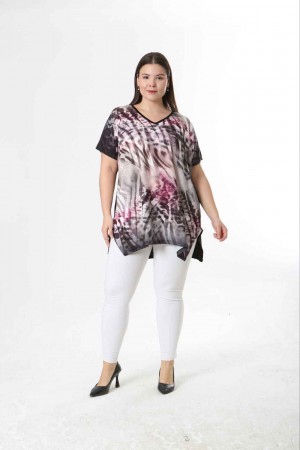 221535 TOPTAN DESENLİ BLUZ