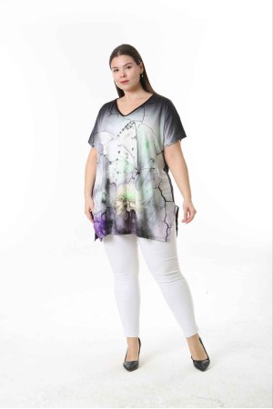 221537 TOPTAN DESENLİ BLUZ