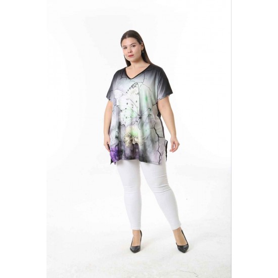 221537 TOPTAN DESENLİ BLUZ