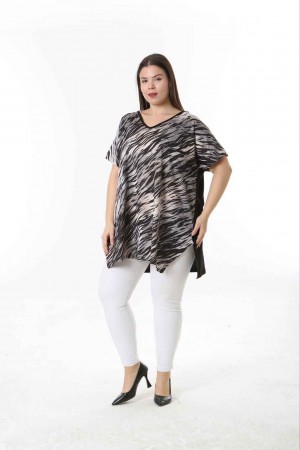 221539 TOPTAN DESENLİ BLUZ