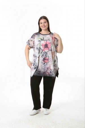 221549 TOPTAN DESENLİ BLUZ