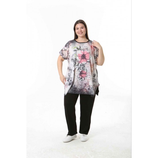 221549 TOPTAN DESENLİ BLUZ