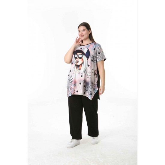 221550 TOPTAN DESENLİ BLUZ