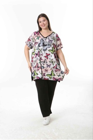 221555 TOPTAN DESENLİ BLUZ