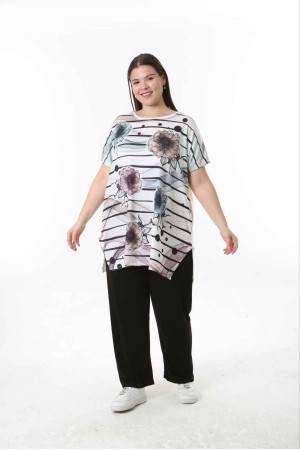 221559 TOPTAN DESENLİ BLUZ