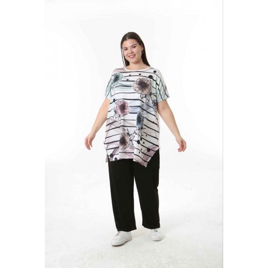 221559 TOPTAN DESENLİ BLUZ