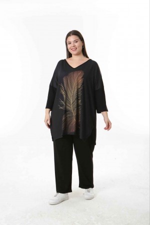 221563 TOPTAN DESENLİ BLUZ