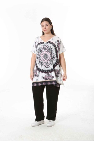 221564 TOPTAN DESENLİ BLUZ