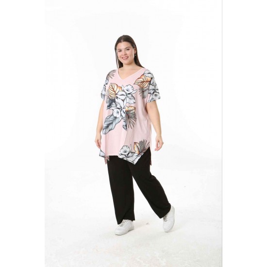 221565 TOPTAN DESENLİ BLUZ