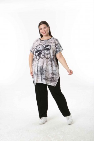 221572 TOPTAN DESENLİ BLUZ