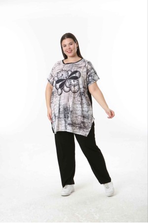 221572 TOPTAN DESENLİ BLUZ